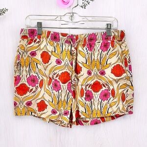 Rachel Zoe Linen Floral Shorts - Medium